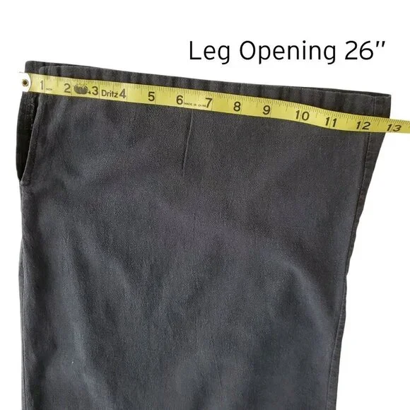 Lagenlook Lightweight Overalls Adjustable Cropped Charcoal Grey Size S/M - Picture 12 of 16